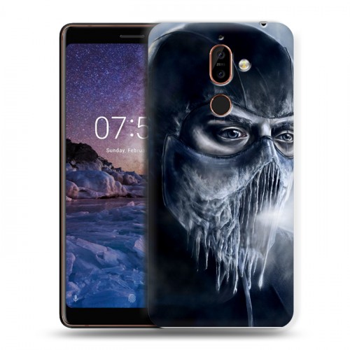 Дизайнерский пластиковый чехол для Nokia 7 Plus Mortal Combat