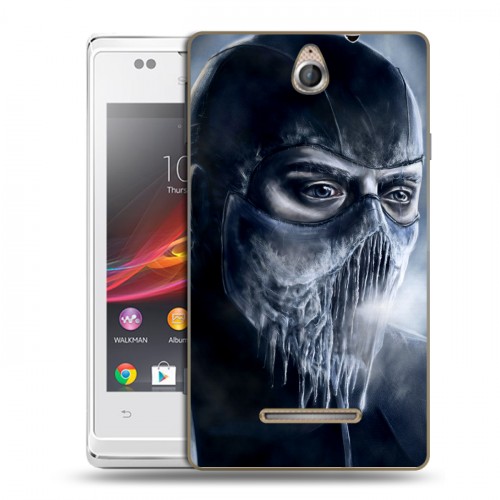 Дизайнерский пластиковый чехол для Sony Xperia E Mortal Combat