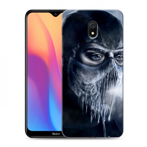 Дизайнерский силиконовый с усиленными углами чехол для Xiaomi RedMi 8A Mortal Combat