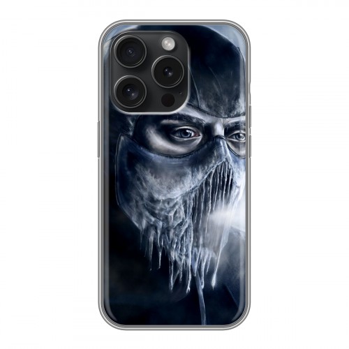 Дизайнерский силиконовый чехол для Iphone 15 Pro Mortal Combat