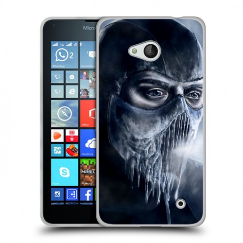 Дизайнерский пластиковый чехол для Microsoft Lumia 640 Mortal Combat