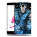 Дизайнерский силиконовый чехол для LG G4 Stylus Mortal Combat