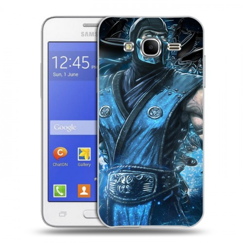 Дизайнерский пластиковый чехол для Samsung Galaxy J7 Mortal Combat