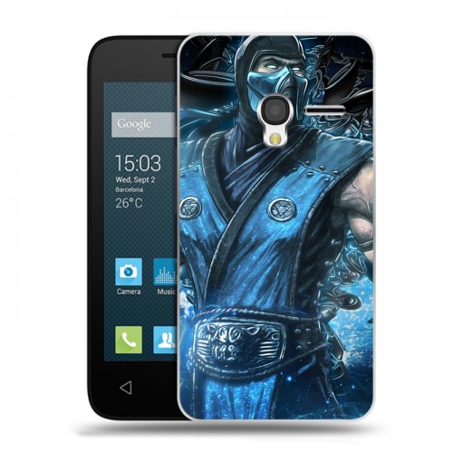Дизайнерский пластиковый чехол для Alcatel One Touch Pixi 3 (4.5) Mortal Combat