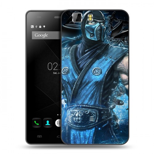 Дизайнерский силиконовый чехол для Doogee X5 Mortal Combat