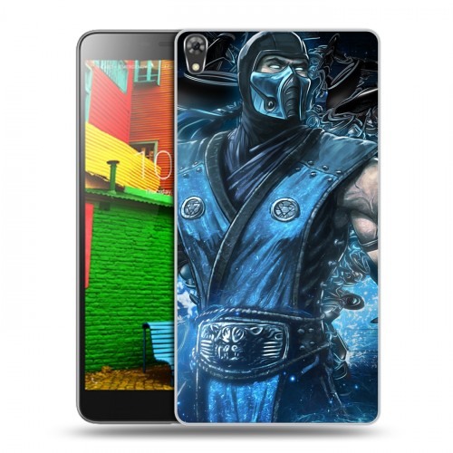 Дизайнерский силиконовый чехол для Lenovo Phab Mortal Combat