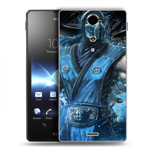 Дизайнерский пластиковый чехол для Sony Xperia TX Mortal Combat