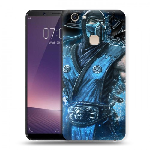 Дизайнерский пластиковый чехол для Vivo V7 Plus Mortal Combat