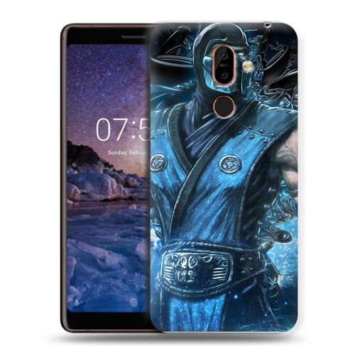 Дизайнерский пластиковый чехол для Nokia 7 Plus Mortal Combat