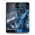 Дизайнерский пластиковый чехол для Nokia 5.1 Mortal Combat