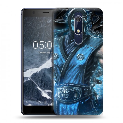 Дизайнерский пластиковый чехол для Nokia 5.1 Mortal Combat