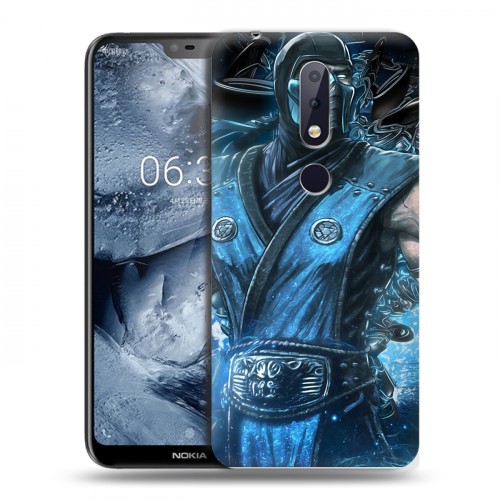 Дизайнерский пластиковый чехол для Nokia 6.1 Plus Mortal Combat