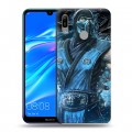 Дизайнерский пластиковый чехол для Huawei Y6 (2019) Mortal Combat