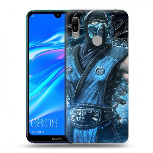 Дизайнерский пластиковый чехол для Huawei Y6 (2019) Mortal Combat