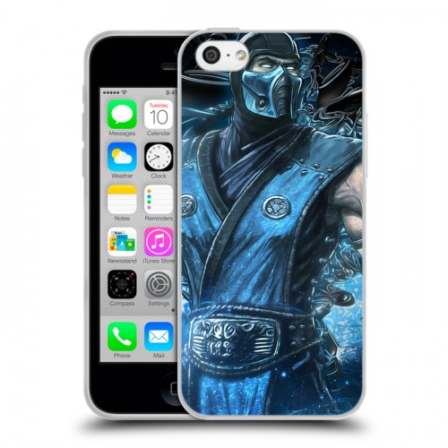 Дизайнерский пластиковый чехол для Iphone 5c Mortal Combat