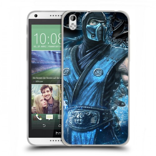 Дизайнерский пластиковый чехол для HTC Desire 816 Mortal Combat