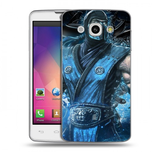 Дизайнерский пластиковый чехол для LG L60 Mortal Combat