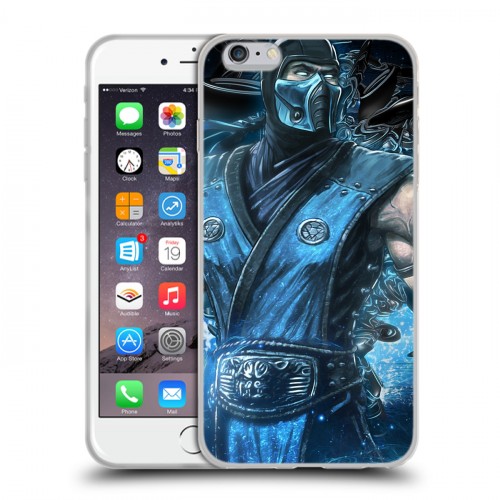 Дизайнерский силиконовый чехол для Iphone 6 Plus/6s Plus Mortal Combat