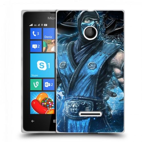 Дизайнерский пластиковый чехол для Microsoft Lumia 435 Mortal Combat