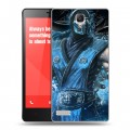 Дизайнерский пластиковый чехол для Xiaomi RedMi Note Mortal Combat