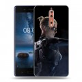 Дизайнерский пластиковый чехол для Nokia 8 Mortal Combat