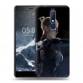 Дизайнерский пластиковый чехол для Nokia 5.1 Mortal Combat