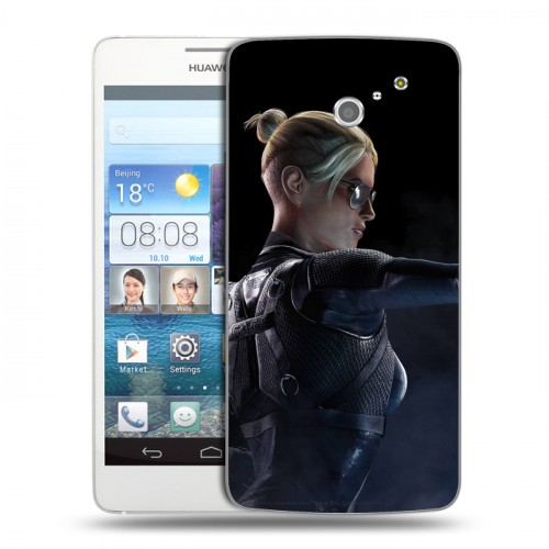 Дизайнерский пластиковый чехол для Huawei Ascend D2 Mortal Combat