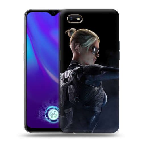 Дизайнерский силиконовый с усиленными углами чехол для OPPO A1k Mortal Combat