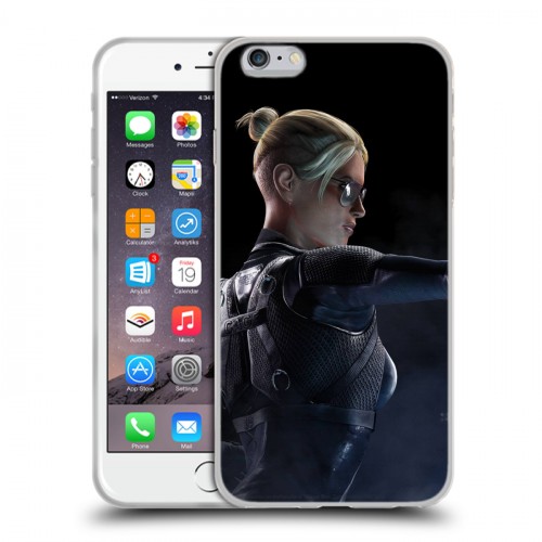 Дизайнерский силиконовый чехол для Iphone 6 Plus/6s Plus Mortal Combat