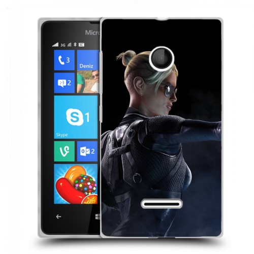 Дизайнерский пластиковый чехол для Microsoft Lumia 435 Mortal Combat