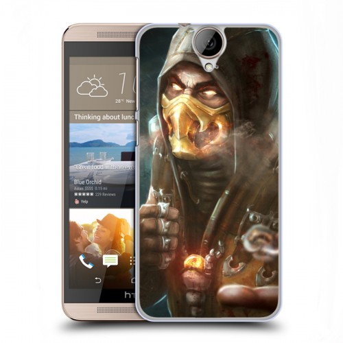 Дизайнерский пластиковый чехол для HTC One E9+ Mortal Combat