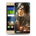 Дизайнерский пластиковый чехол для Huawei GR3 Mortal Combat