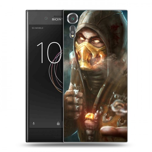 Дизайнерский пластиковый чехол для Sony Xperia XZs Mortal Combat