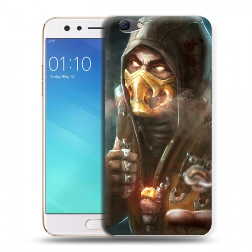 Дизайнерский силиконовый чехол для OPPO F3 Mortal Combat