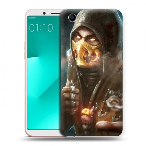 Дизайнерский пластиковый чехол для OPPO A83 Mortal Combat