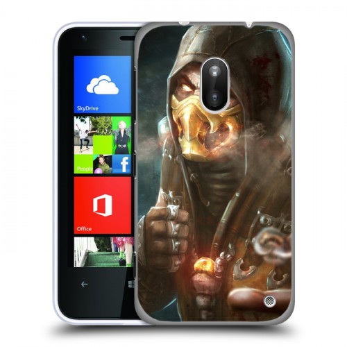 Дизайнерский пластиковый чехол для Nokia Lumia 620 Mortal Combat