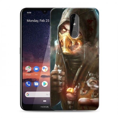 Дизайнерский силиконовый чехол для Nokia 3.2 Mortal Combat