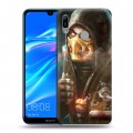 Дизайнерский пластиковый чехол для Huawei Y6 (2019) Mortal Combat