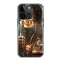 Дизайнерский силиконовый чехол для Iphone 14 Pro Mortal Combat