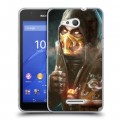 Дизайнерский пластиковый чехол для Sony Xperia E4g Mortal Combat