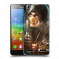 Дизайнерский пластиковый чехол для Lenovo A6000 Mortal Combat