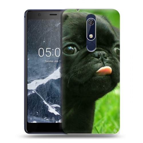 Дизайнерский пластиковый чехол для Nokia 5.1 Щенки