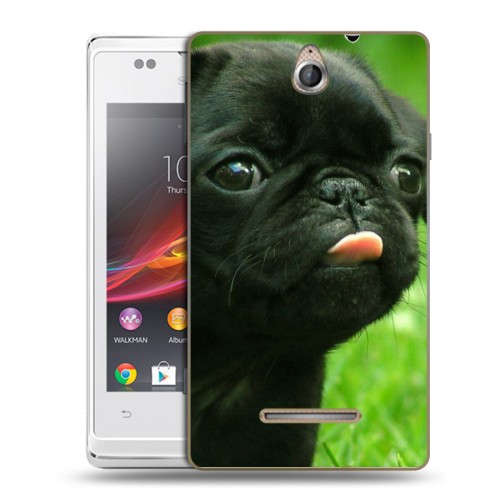 Дизайнерский пластиковый чехол для Sony Xperia E Щенки