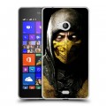 Дизайнерский пластиковый чехол для Microsoft Lumia 540 Mortal Combat