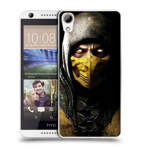 Дизайнерский силиконовый чехол для HTC Desire 626 Mortal Combat