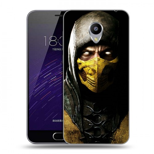 Дизайнерский силиконовый чехол для Meizu M3s Mini Mortal Combat