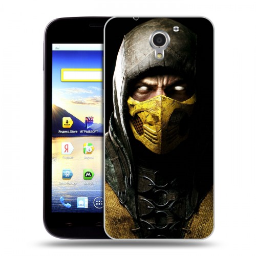 Дизайнерский пластиковый чехол для ZTE Blade A510 Mortal Combat