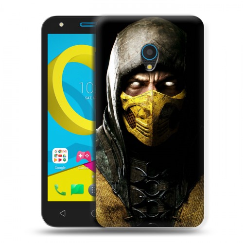 Дизайнерский пластиковый чехол для Alcatel U5 Mortal Combat