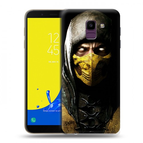 Дизайнерский пластиковый чехол для Samsung Galaxy J6 Mortal Combat