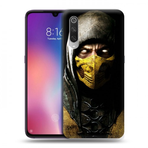 Дизайнерский силиконовый с усиленными углами чехол для Xiaomi Mi9 Mortal Combat